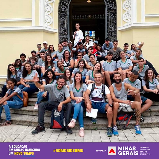 Na Escola Estadual São Pedro, em Piau, o crédito da melhora no Ideb pode ser dado a toda comunidade escolar. Foto: Acervo da escola